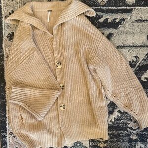 Free People Swim to deep Cardi size small